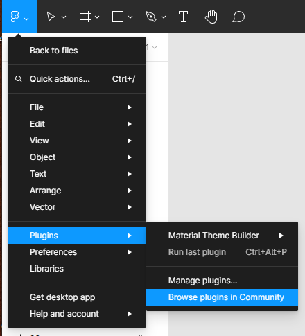 Figma Browse Plugins in Community