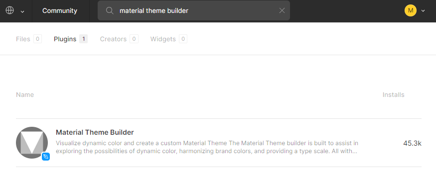 Figma Found Material Theme Builder plugin